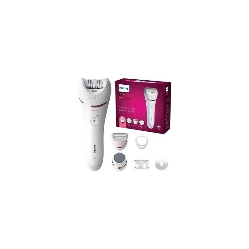 Philips Series 8000 BRE740 Epilator Hvid Philips Series 8000 BRE740 Epilator Hvid